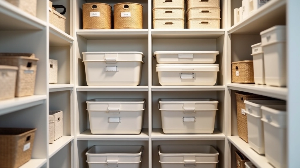 Organized storage solutions in a home