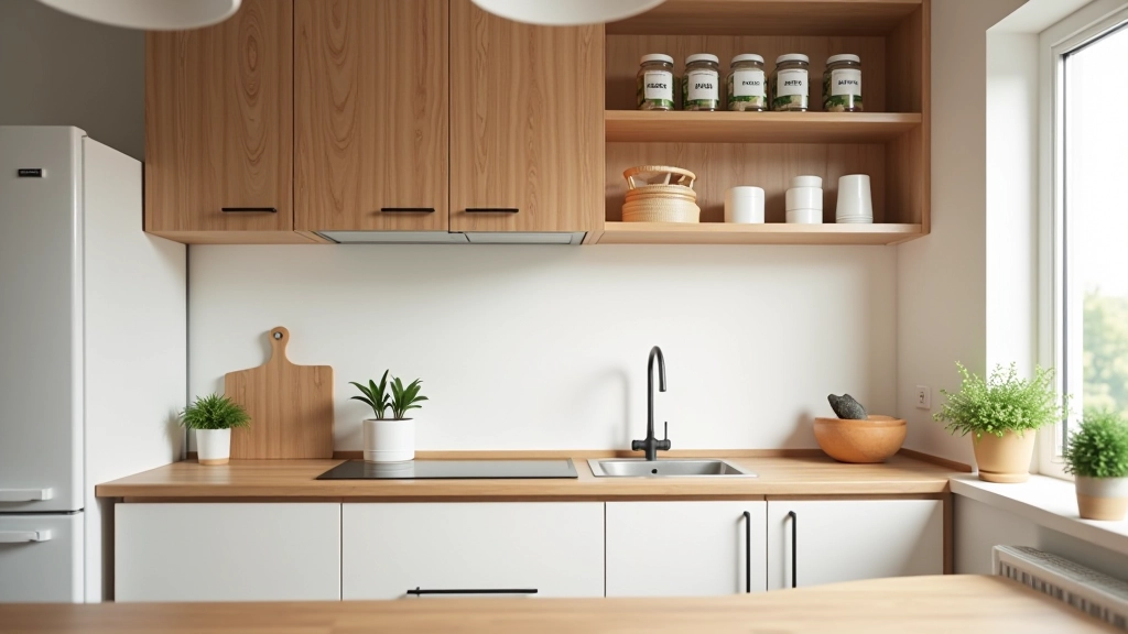 Kitchen organization system with labeled storage containers